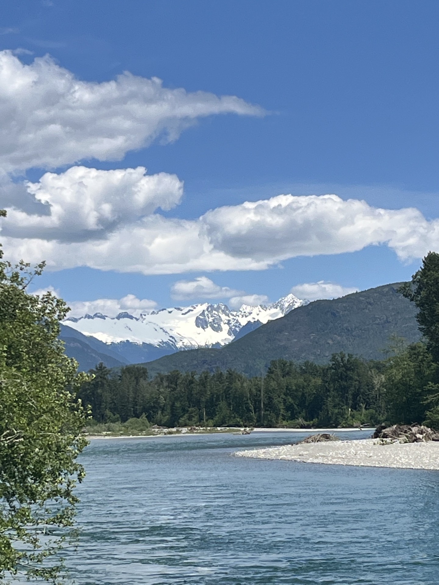 Skagit River flowing through the North Cascades
